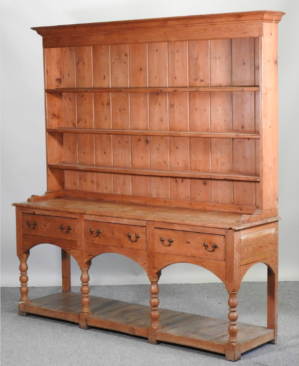 Antique pine kitchen dresser