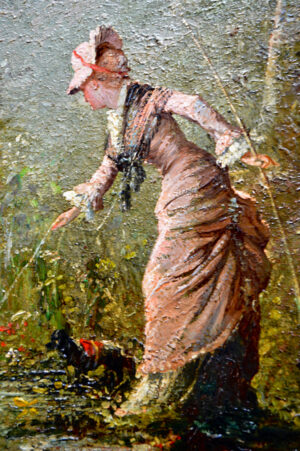 George Leonce Massot (1875-1910) Oil painting