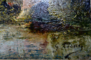 George Leonce Massot (1875-1910) Oil painting