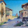 Charles Theodore Bichet (1823-1929) Oil painting