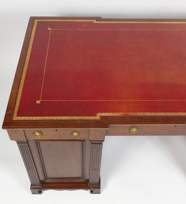 Early Victorian Mahogany partners desk