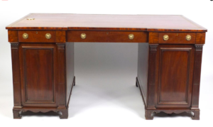 Early Victorian Mahogany partners desk