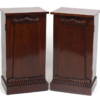 Pair of Victorian mahogany cabinets