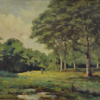 19th cent French Impressionist landscape