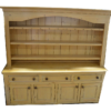 Large Victorian style pine kitchen dresser