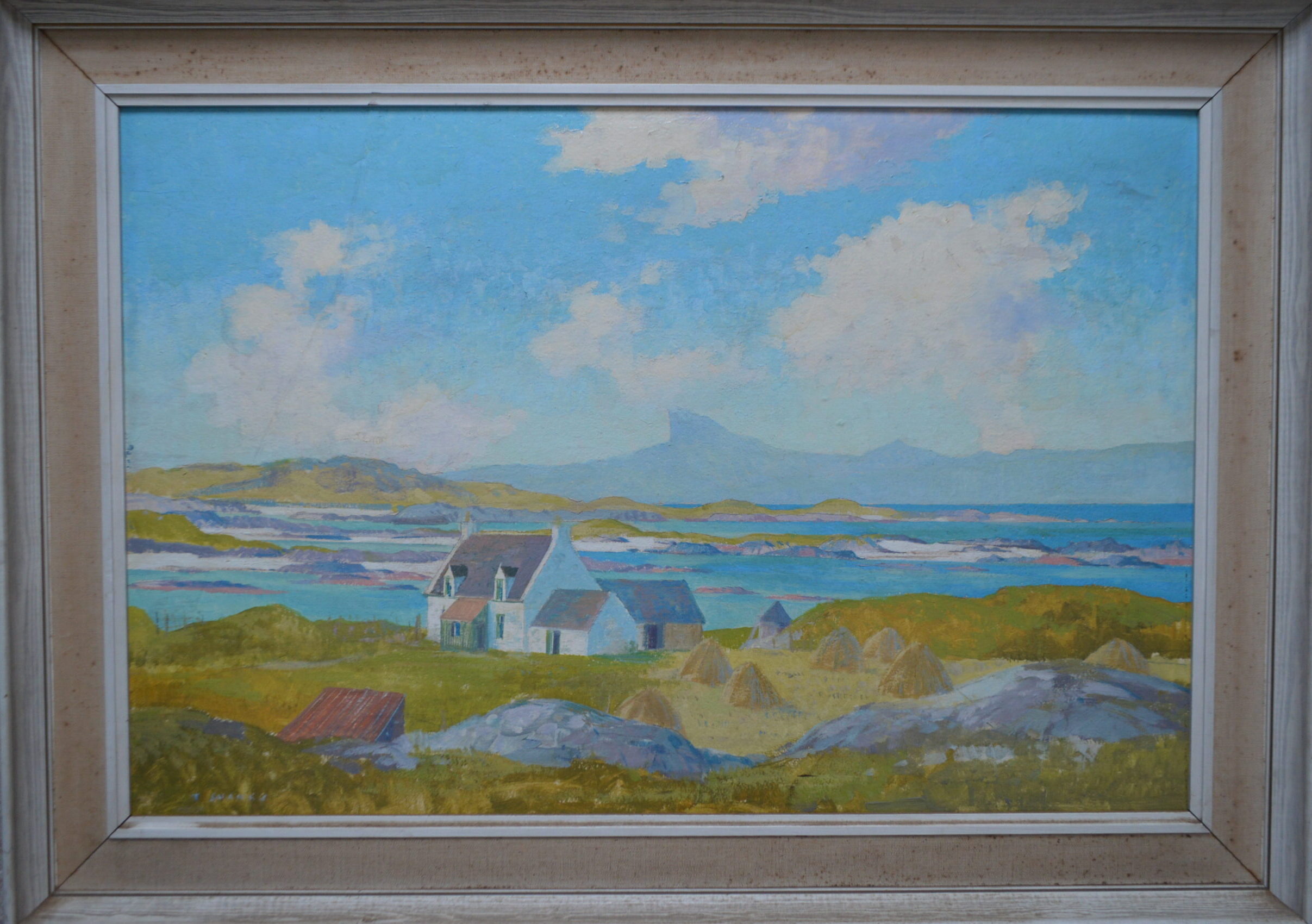 Tom H Shanks oil ainting Ariscraig