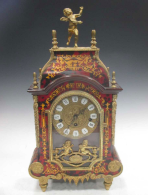 A 19th century Boulle mantel clock