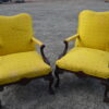 Pr Geo III style Gainsborough chairs