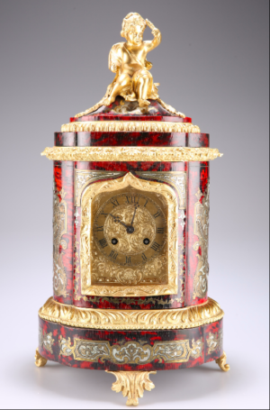 French boulle mantel clock