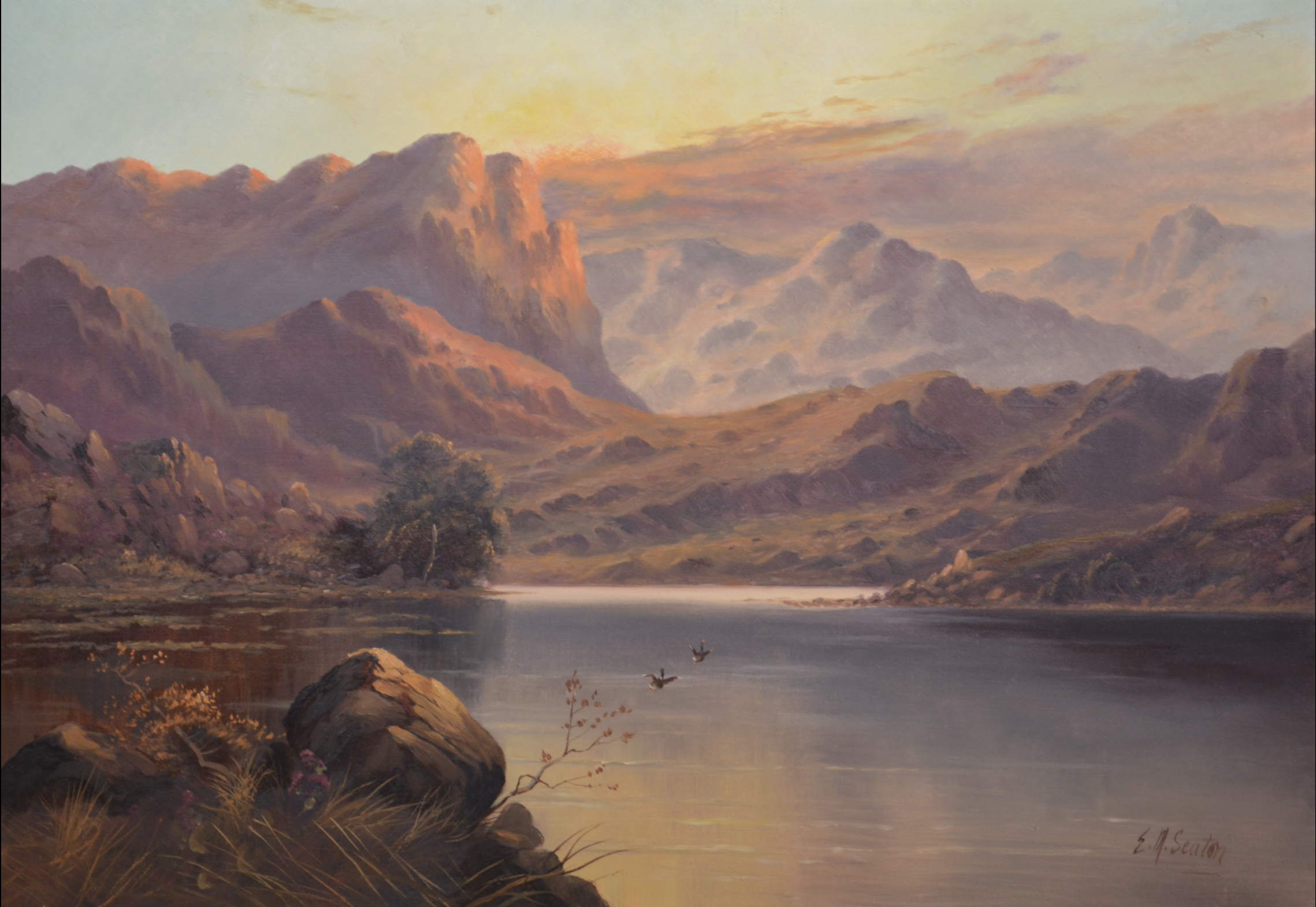 E M Seaton Oil on canvas