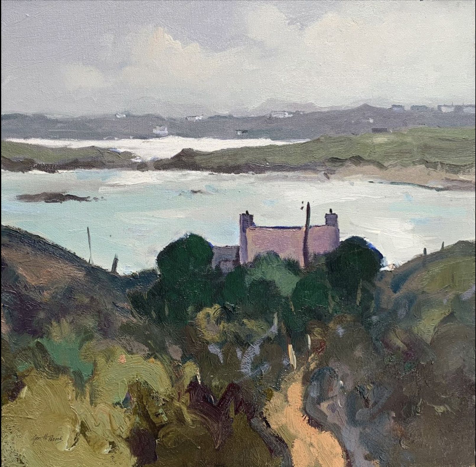 Gareth Thomas Scottish Oil on canvas