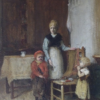 JOHN P BURR RBA (SCOTTISH 1831-1893) Oil painting
