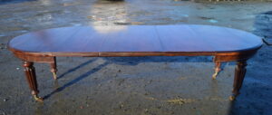 Large Victorian extending dining table