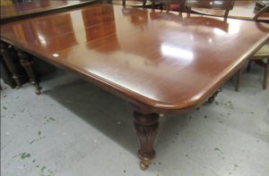 Large Victorian dining table