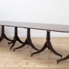 Six pedestal dining table