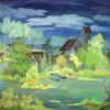Henri Therme Cubist oil painting