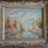 M J Rendell Oil painting. Venice