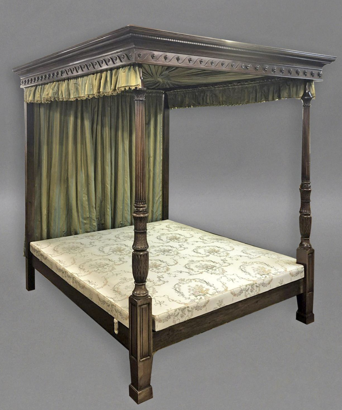 George III style four poster bed
