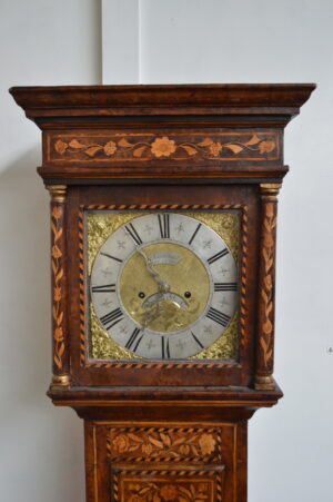 Marquetry long case clock Circa 1725