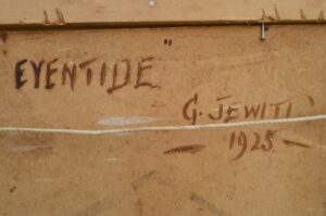 G Jewett Oil painting