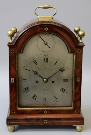 John McGregor, Wick (Scotland). Twin fusee bracket clock