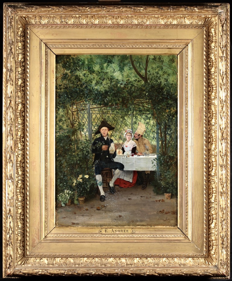 Edmund Alphonse Andre. Oil painting