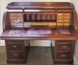 Victorian cylinder desk