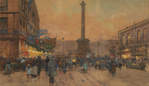 Eugene Galien Laloue Oil painting
