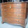 Geo III serpentine chest of drawer