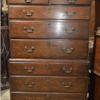 Geo III Mahogany chest on chest