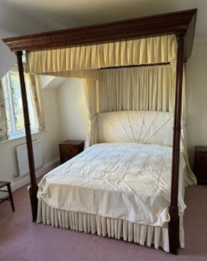 Georgian style Mahogany four post bed