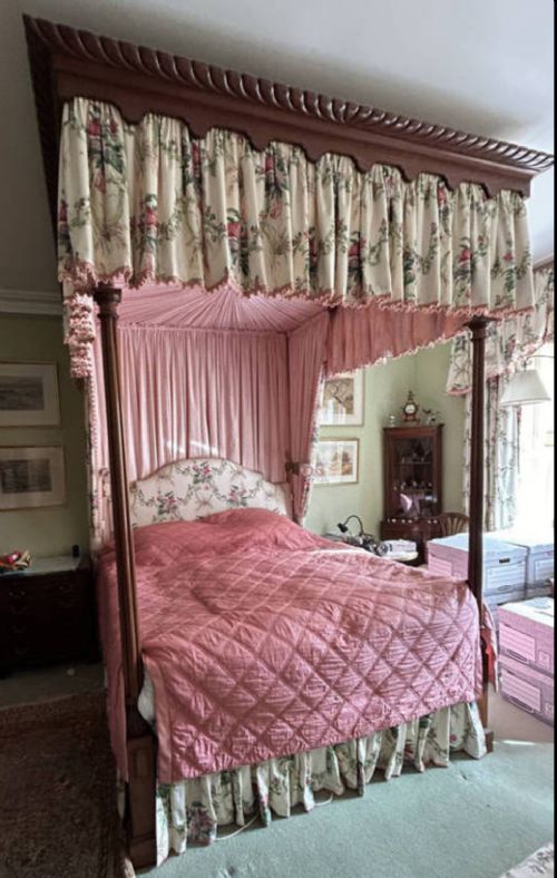 Early Victorian four poster bed