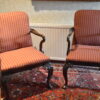 Pair fine Geo II style armchairs