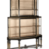 Parcell gilt ebony display cabinet (Vitrine)