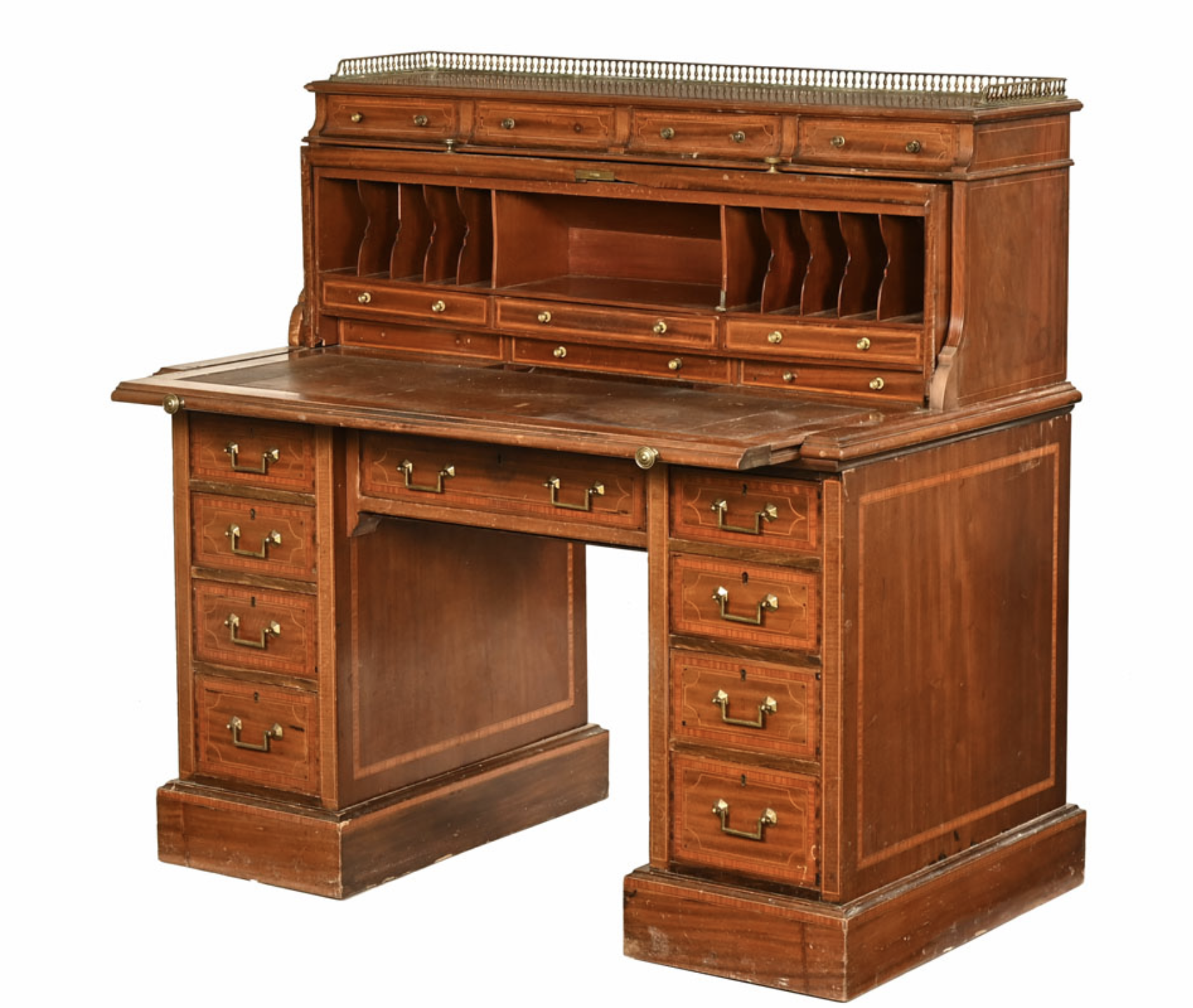 Victorian cylinder desk