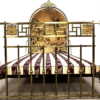 A quality Victorian brass double bed