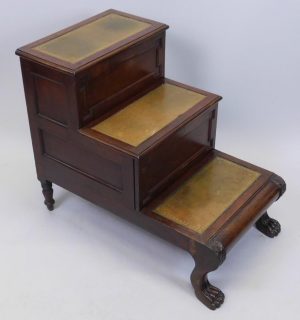 Regency period Library Steps.