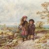 William Stephen Colman R.W.S. Watercolor painting.