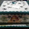 Scottish Pottery Wemyss Hunny beehive on stand
