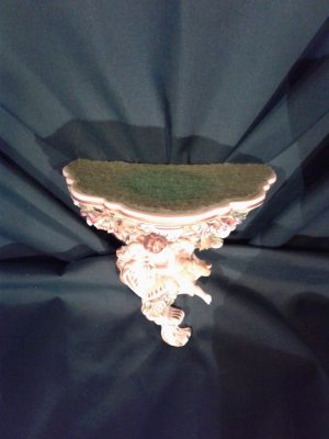 Sitzendorf porcelain wall bracket.