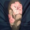 Early coral Hibiscus Moorcroft vase