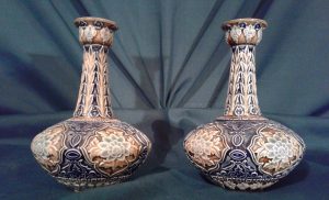 Pair of Doulton vases