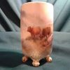 Worcester vase Highland cattle by, Harry Stinton