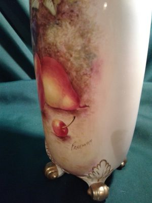 Worcester fallen fruits vase