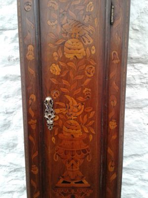 18th c Georgian Marquetry Automaton longcase clock