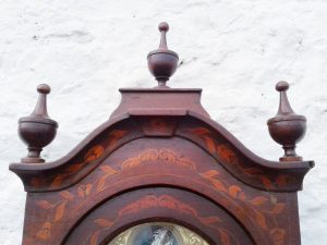 18th c Georgian Marquetry Automaton longcase clock