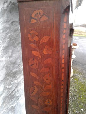 18th c Georgian Marquetry Automaton longcase clock