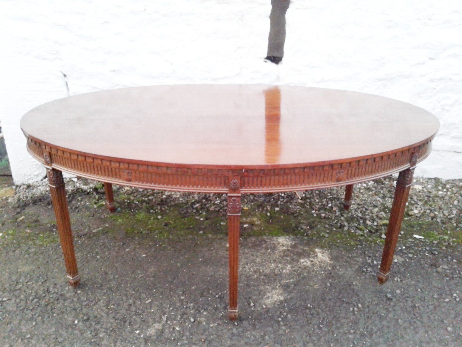Robert Adam styled American Cherry Communion Table