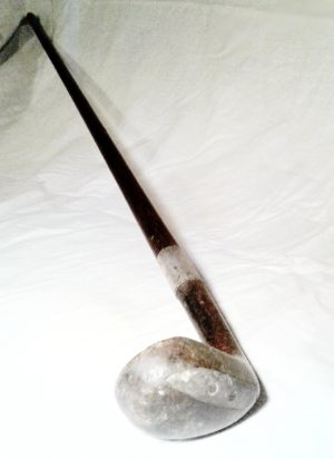 Rare Victorian hickory golf club walking cane