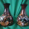Rare pr Scottish Pottery Dunmore vases